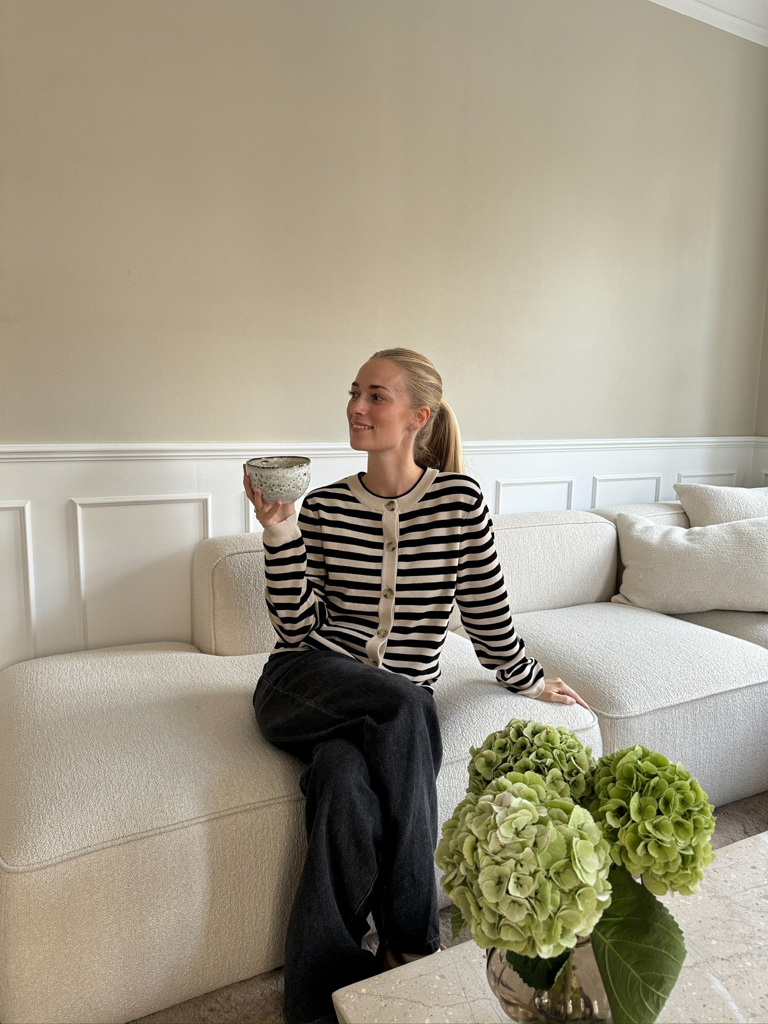 Ester Langærmet Cardigan