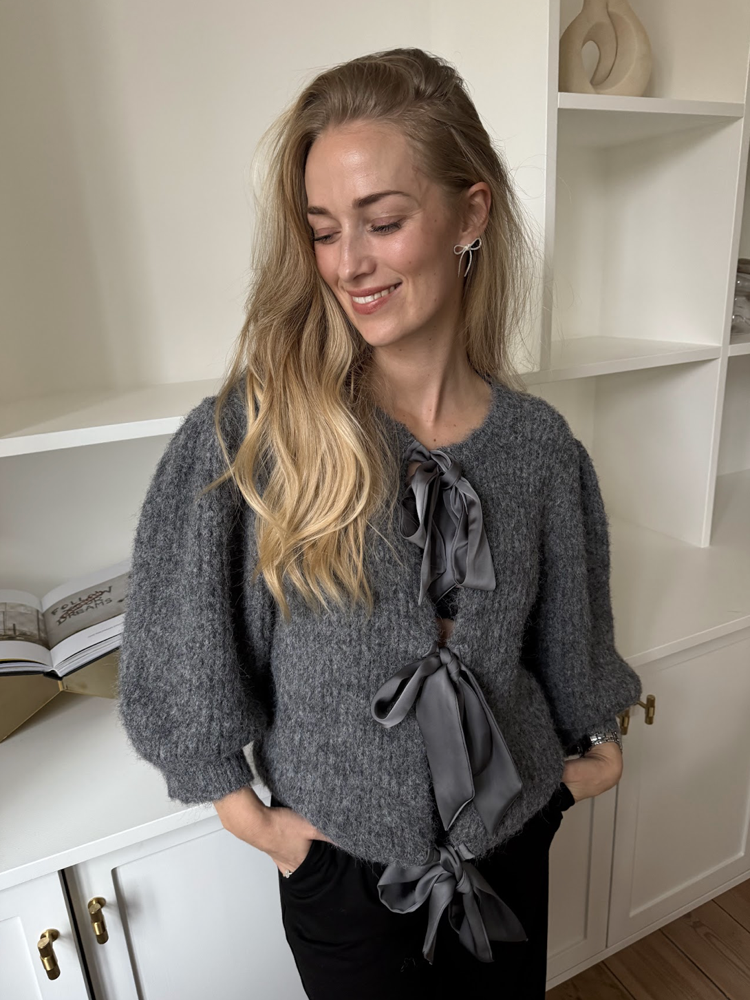 Coralie Sløjfe Cardigan